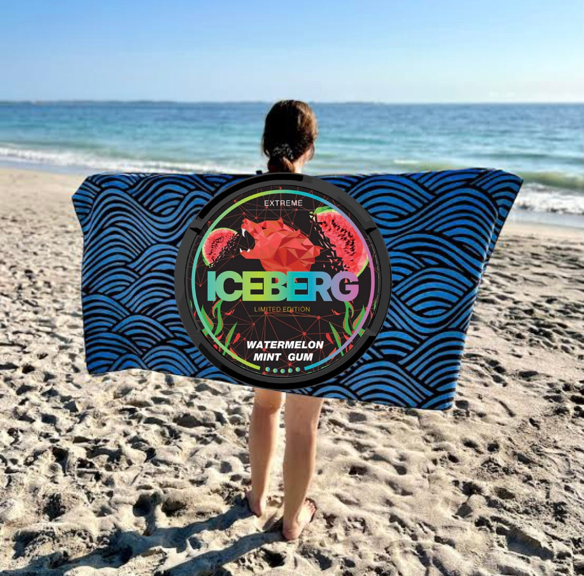 Watermelon Mint Gum Towel
