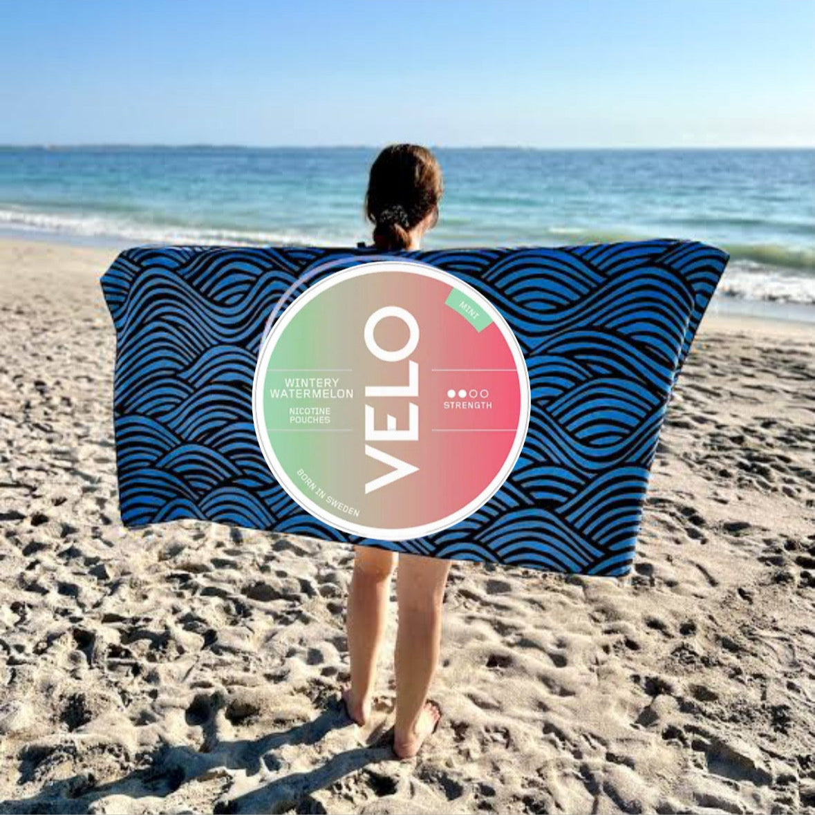 ‘Wintery Watermelon’ Towel